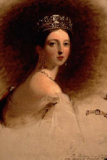 Thomas Sully Portrait of Queen Victoria (study)